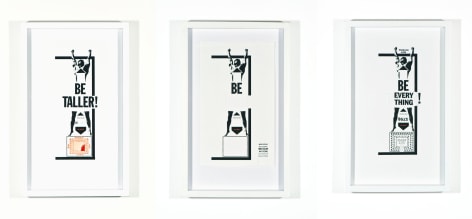 SKYLAR FEIN Be Taller/Be Everything/Be&nbsp;[triptych], 2011