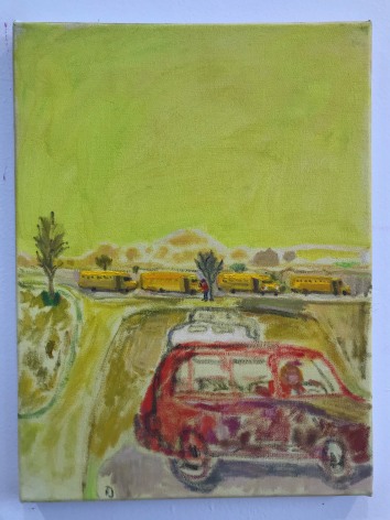 LISA SANDITZ, Landscape Color Study, Parent Pick-Up, 2022