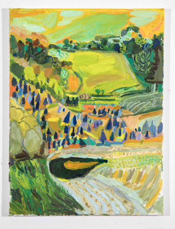 LISA SANDITZ, Landscape Color Study 8, 2019