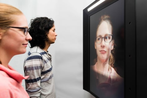 RAFAEL LOZANO-HEMMER Redundant Assembly,&nbsp;2015 (installation view)