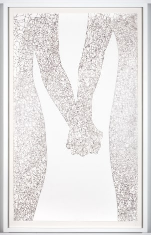 NIKKI ROSATO If I paint us (in platinum) I, 2017