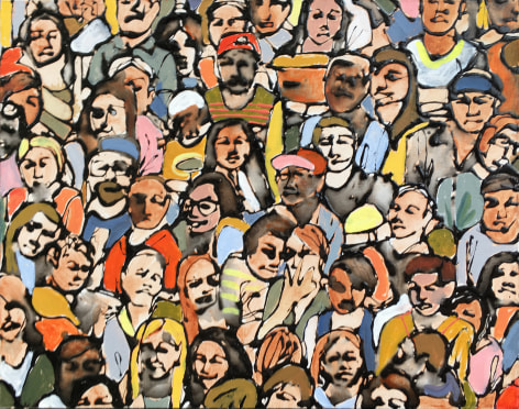 AMANDA JOY BROWN, Spectators (color) 1, 2021