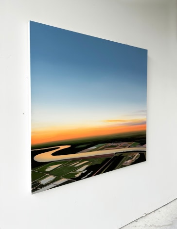 KRISTIN MOORE, Mississippi River (Golden Hour), 2024