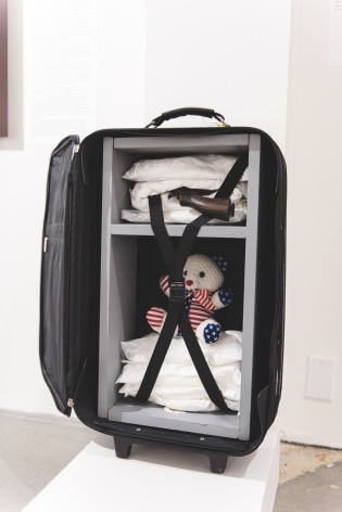 Installation View of #UNLOAD: Guns in the Hands of Artists, The Fairfield University Art Museum