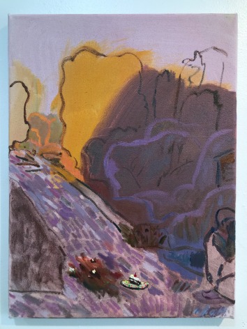 LISA SANDITZ, Landscape Color Study, Cake in the Rain, 2022