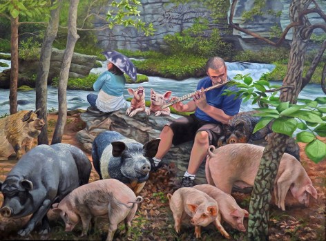 KERRA TAYLOR, Meandering Through the Woods, 2016