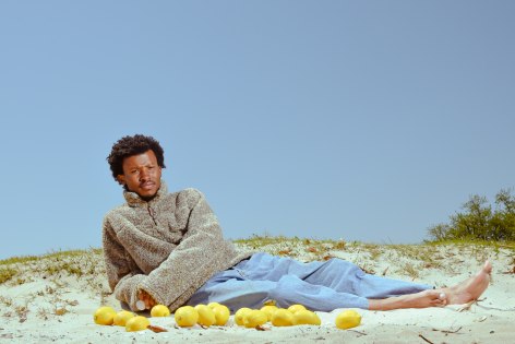 TRENITY THOMAS, On the Beach with Lemons, 2024