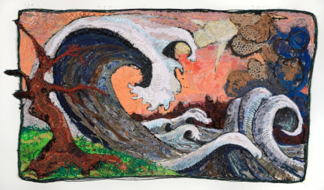 GINA PHILLIPS Rogue Wave with Fist Wave, 2010