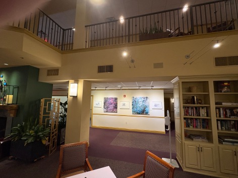 Installation view of&nbsp;Be-Causeway&nbsp;at The Christwood Atrium Gallery