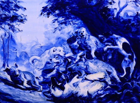 MICHAEL TOLE, Blue Dogs, 2015