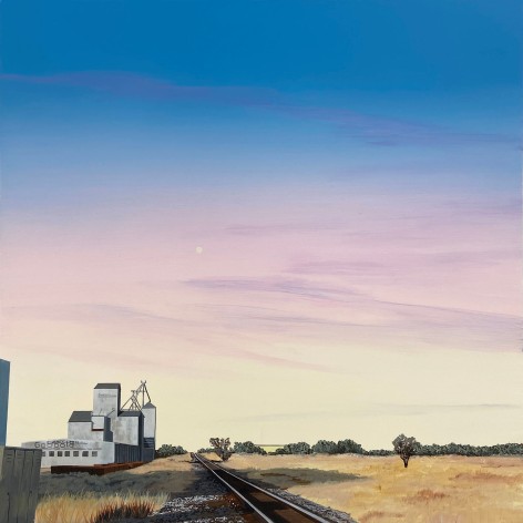 KRISTIN MOORE, Marfa Railroad (Morning), 2022