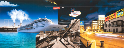 LIUDMILA &amp;amp; NELSON, Muelle de la Luz - Avenida del Puerto - Proyecto de balsa (from the series Hotel Habana), 2008-2022