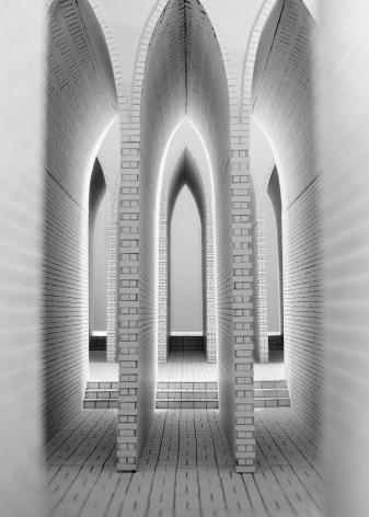 LINET S&Aacute;NCHEZ GUTI&Eacute;RREZ, Untitled (hall), 2021