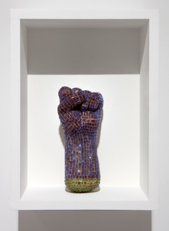 ESPERANZA CORTÉS, Puño Azul/ Blue Fist, 2014