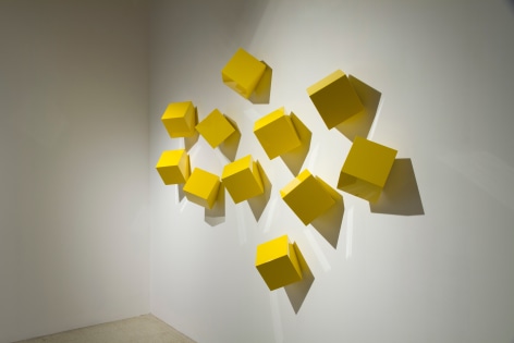 LORI COZEN-GELLER, Chatterboxes, sol (yellow), 2020