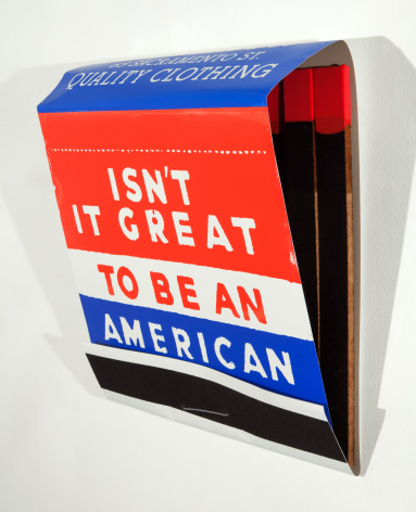 SKYLAR FEIN, Isn&#039;t it Great to be an American (Levi&#039;s) [side view], 2014