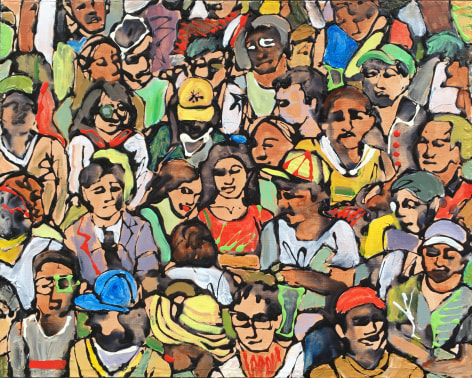 AMANDA JOY BROWN, Spectators (color) 3, 2021