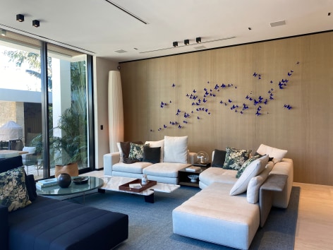 PAUL VILLINSKI, Wave (installation example in Twilight blue)