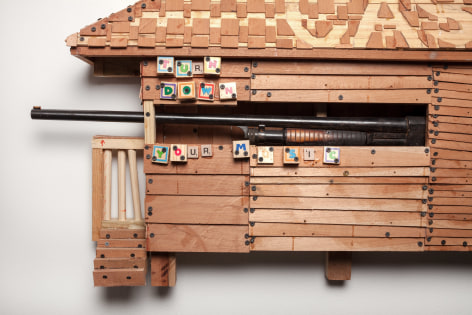 JOHN BARNES Marigny Warning&nbsp;[detail], 2014