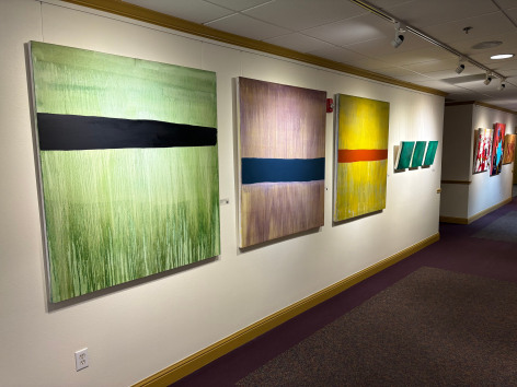 Installation view of&nbsp;Be-Causeway&nbsp;at The Christwood Atrium Gallery