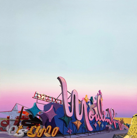 KRISTIN MOORE, Moulin Rouge (Neon Boneyard), 2021