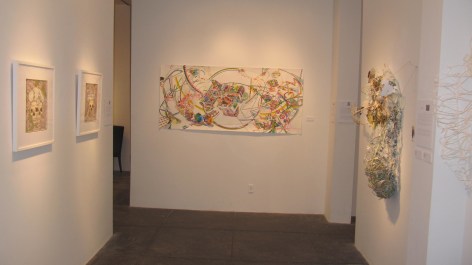 NO DEAD ARTISTS III 15th Annual National Juried Exhibition of Contemporary Art, [Middle Gallery Installation View]