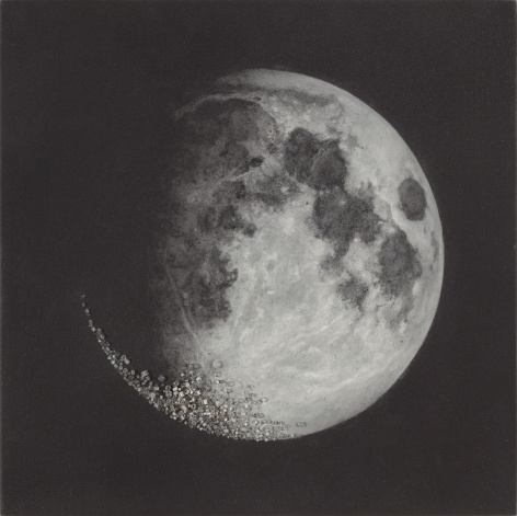 MONICA ZERINGUE Her pale fire snatches from the sun, 2015