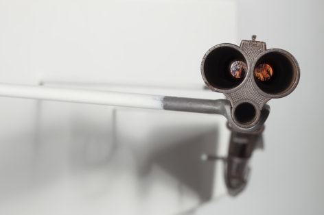 ADAM MYSOCK Looking Down the Barrel of a Gun (Last Judgment)&nbsp;(detail), 2014
