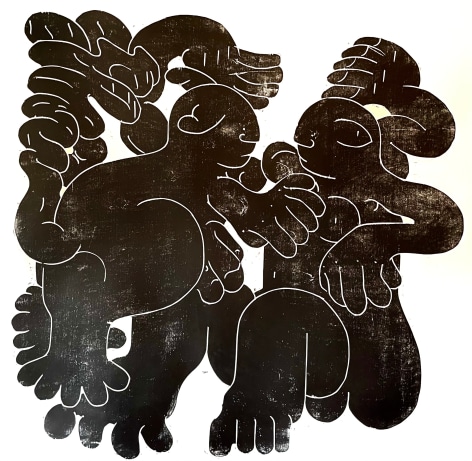 BARBARA KUEBEL, Night cats/ Nachtkatzen, 2022