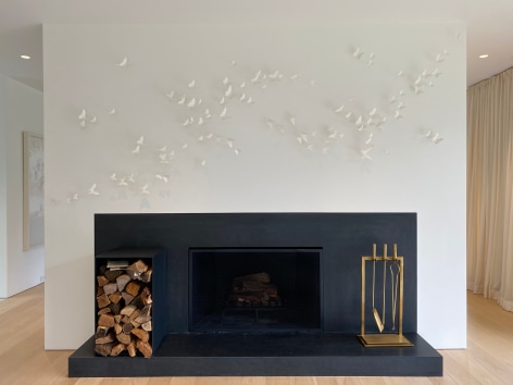 PAUL VILLINSKI, Wave (installation example in Ghost white)