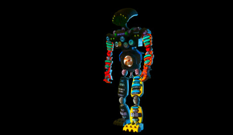 PETER SARKISIAN VideoMorphic Figure #6 (Version 2) ON, 2013