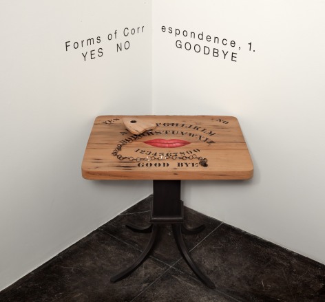 DEBORAH LUSTER Forms of Correspondence, I. (Yes, No, Goodbye), 2014