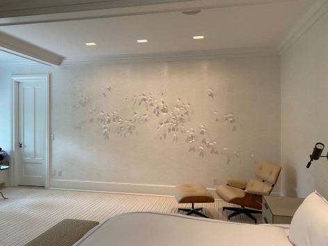 PAUL VILLINSKI, Wave (installation example in Ghost white)