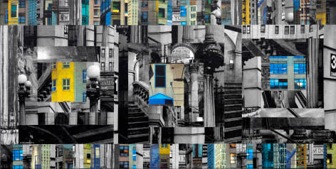 MARILYN HENRION Patchwork City 64, 2016