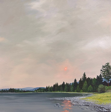 KRISTIN MOORE, Smoke (Lake Tahoe), 2023