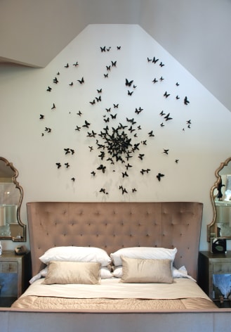 Paul Villinski is most regarded for his bespoke, site-specific installations that appear in numerous museum, corporate, and private collections worldwide. The artist develops unique installations created specifically to complement the particular wall or architectural space. Working closely with the artist and gallery, the client collaborates in the creation of this work as they, themselves, determine the color/finish, pattern/composition, and overall aesthetic.,  