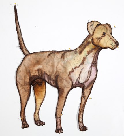 GINA PHILLIPS Give a Dog a Bone (Yellow Catahoula Hound), 2010