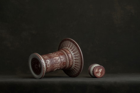 PETER OLSON, Reliquary, The Dead Photographed in Upper Darby PA (side view 2), 2019