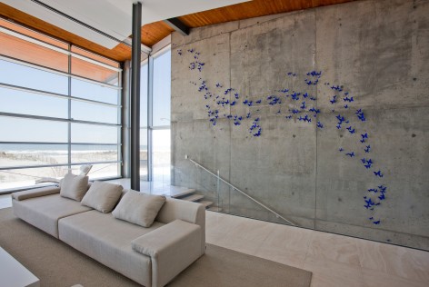 Paul Villinski is most regarded for his bespoke, site-specific installations that appear in numerous museum, corporate, and private collections worldwide. The artist develops unique installations created specifically to complement the particular wall or architectural space. Working closely with the artist and gallery, the client collaborates in the creation of this work as they, themselves, determine the color/finish, pattern/composition, and overall aesthetic.,  