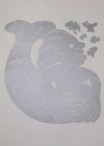 BARBARA KUEBEL, Silver fishgirl, 2023