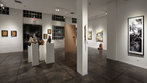 NO DEAD ARTISTS III 17th Annual National Juried Exhibition of Contemporary Art, [Main Gallery Installtion View]