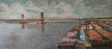 ALEXANDER STOLIN, Morgan City, Three Bridges, 2025