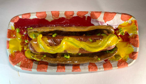 JENNY DAY, Hotdog Plate, 2025