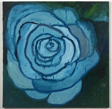 MARGARET EVANGELINE, Blue Punk Camellia, 2021