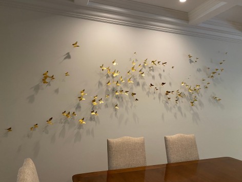 PAUL VILLINSKI, Wave (installation example in Sun gold)