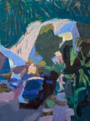 landscape painting in oil paint by Ben Hamburger
