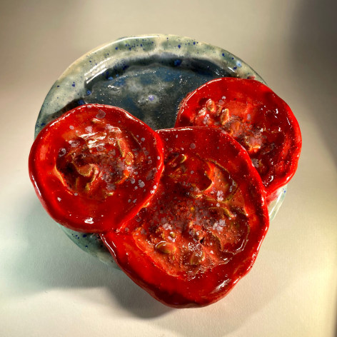 JENNY DAY, Tomato Plate, 2025