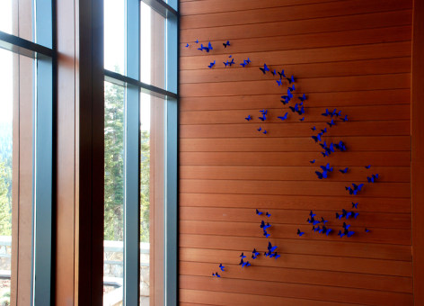 Paul Villinski is most regarded for his bespoke, site-specific installations that appear in numerous museum, corporate, and private collections worldwide. The artist develops unique installations created specifically to complement the particular wall or architectural space. Working closely with the artist and gallery, the client collaborates in the creation of this work as they, themselves, determine the color/finish, pattern/composition, and overall aesthetic.,  