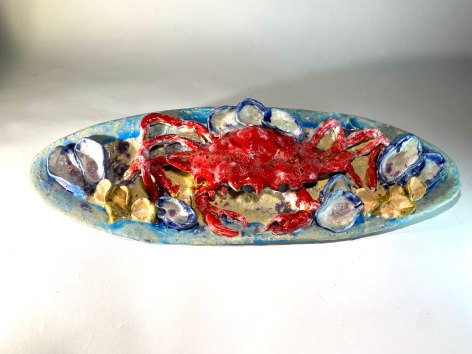 JENNY DAY, Big Crab Plate, 2025