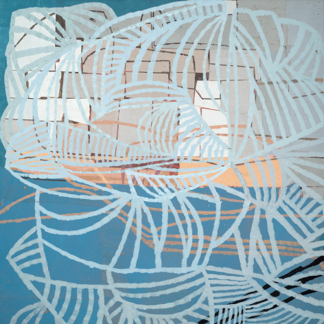 AIM&Eacute;E FARNET SIEGEL, Netting Over Rock, 2022